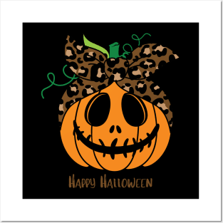 Happy Halloween Pumpkin Posters and Art